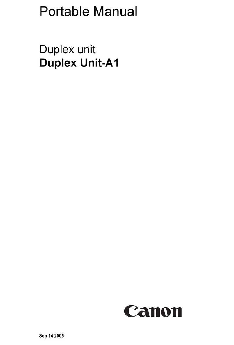 Canon Duplex Unit-A1 User manual