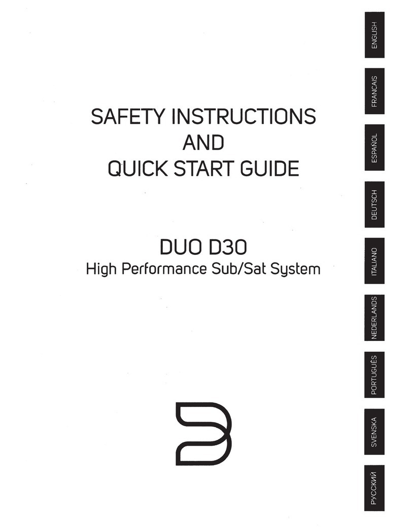 Bluesound DUO D30 User manual Bluesound DUO D30 User manual