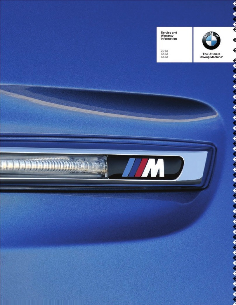 BMW X5 M 2013 Service and warranty information