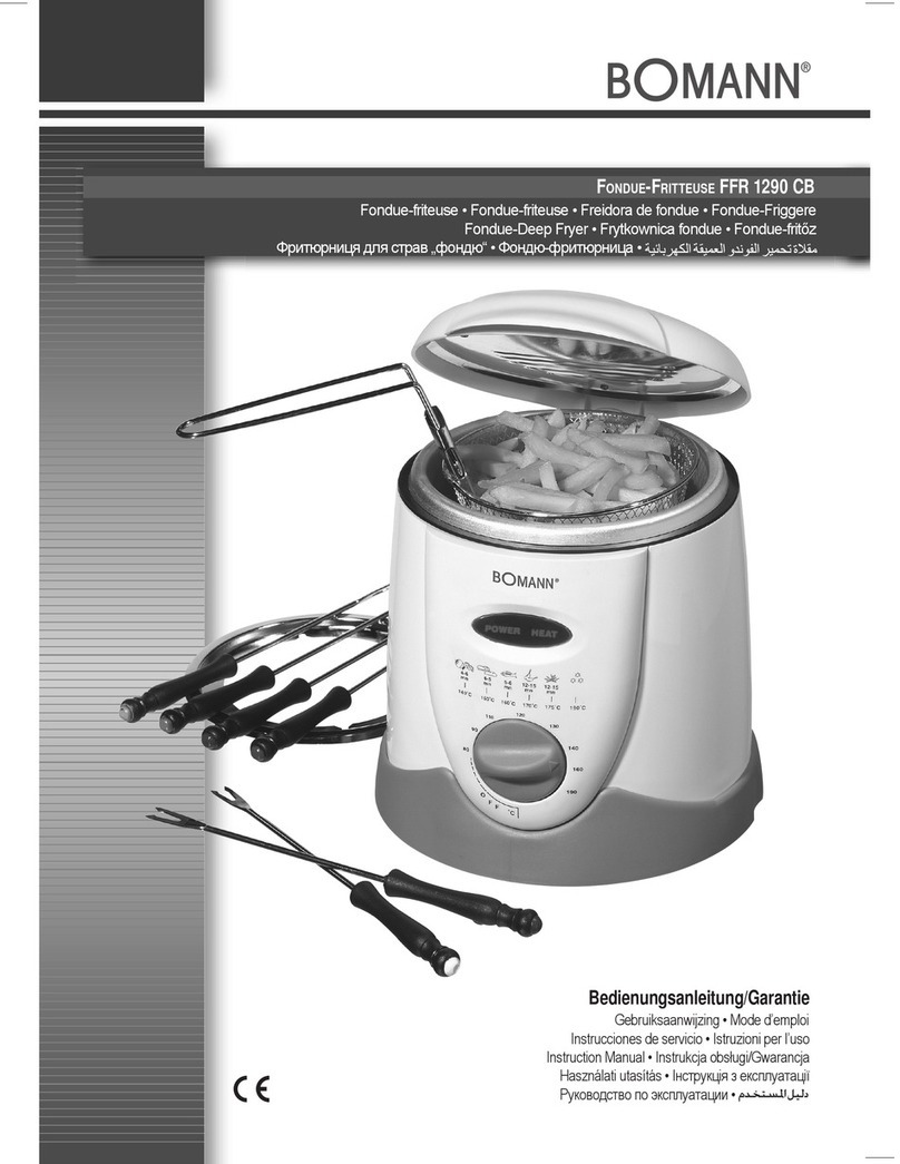 BOMANN FFR 1290 CB instruction manual
