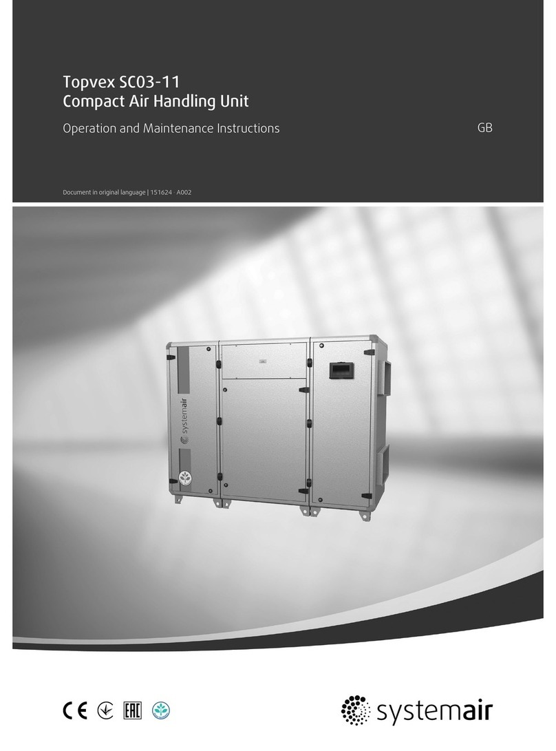 System air Topvex SC03-11 Troubleshooting guide System air Topvex SC03-11 Troubleshooting guide