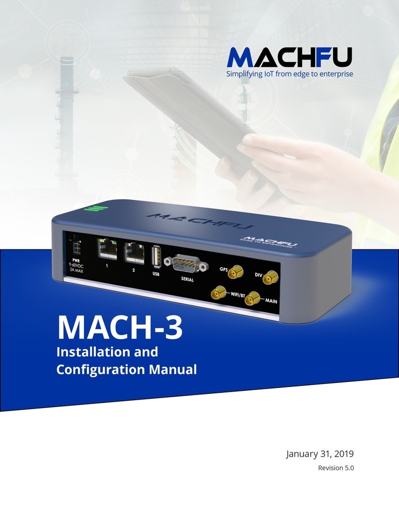 Machfu MACH-3 Installation and configuration manual