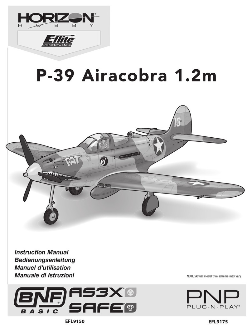 Horizon Hobby E-flite P-39 Airacobra 1.2m User manual