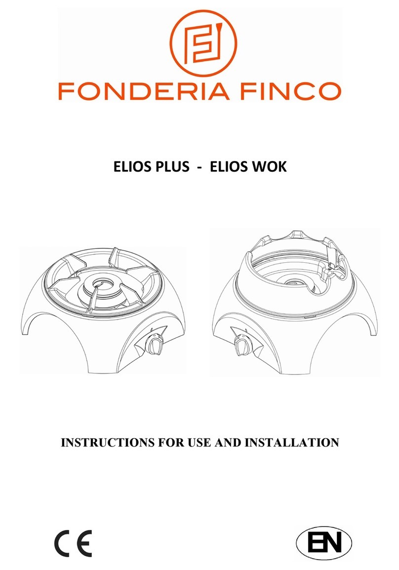 Fonderia Finco ELIOS PLUS Instructions for use and installation
