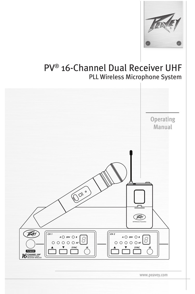Peavey PV 12M operating manual