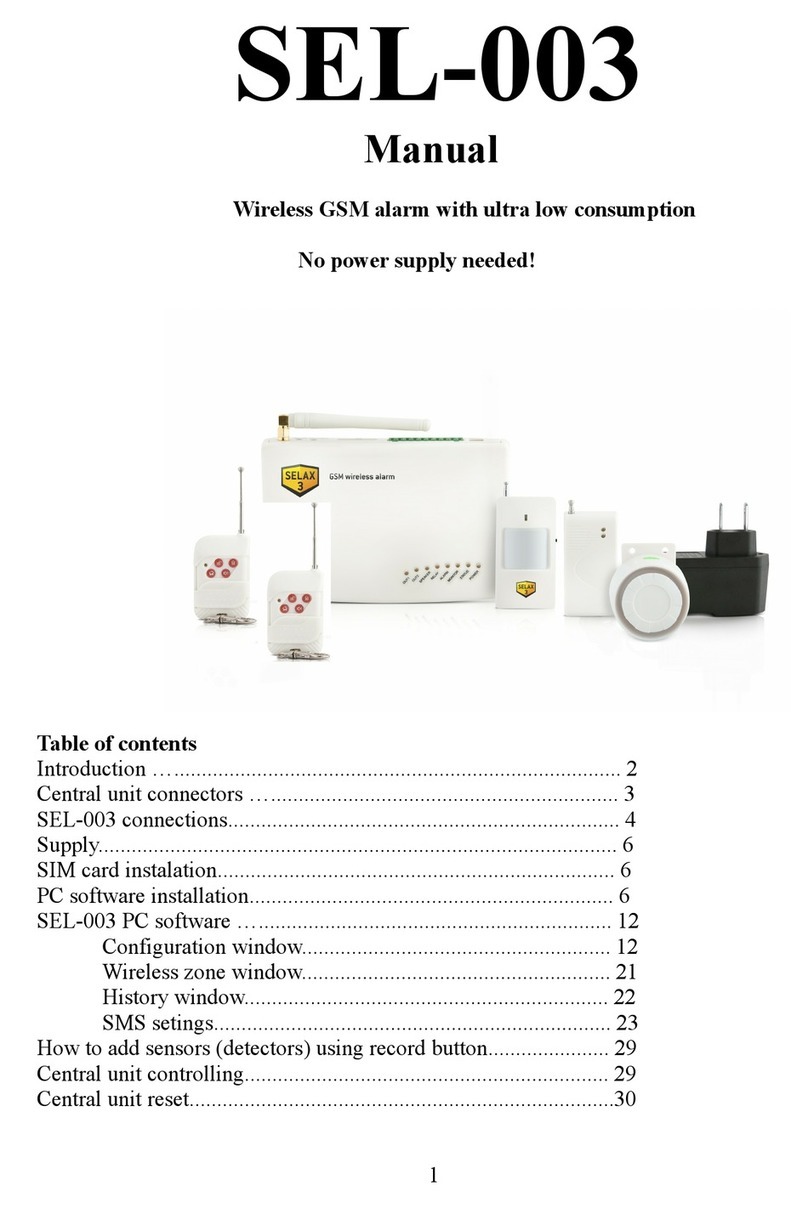 Selax Electronics SEL-003 manual