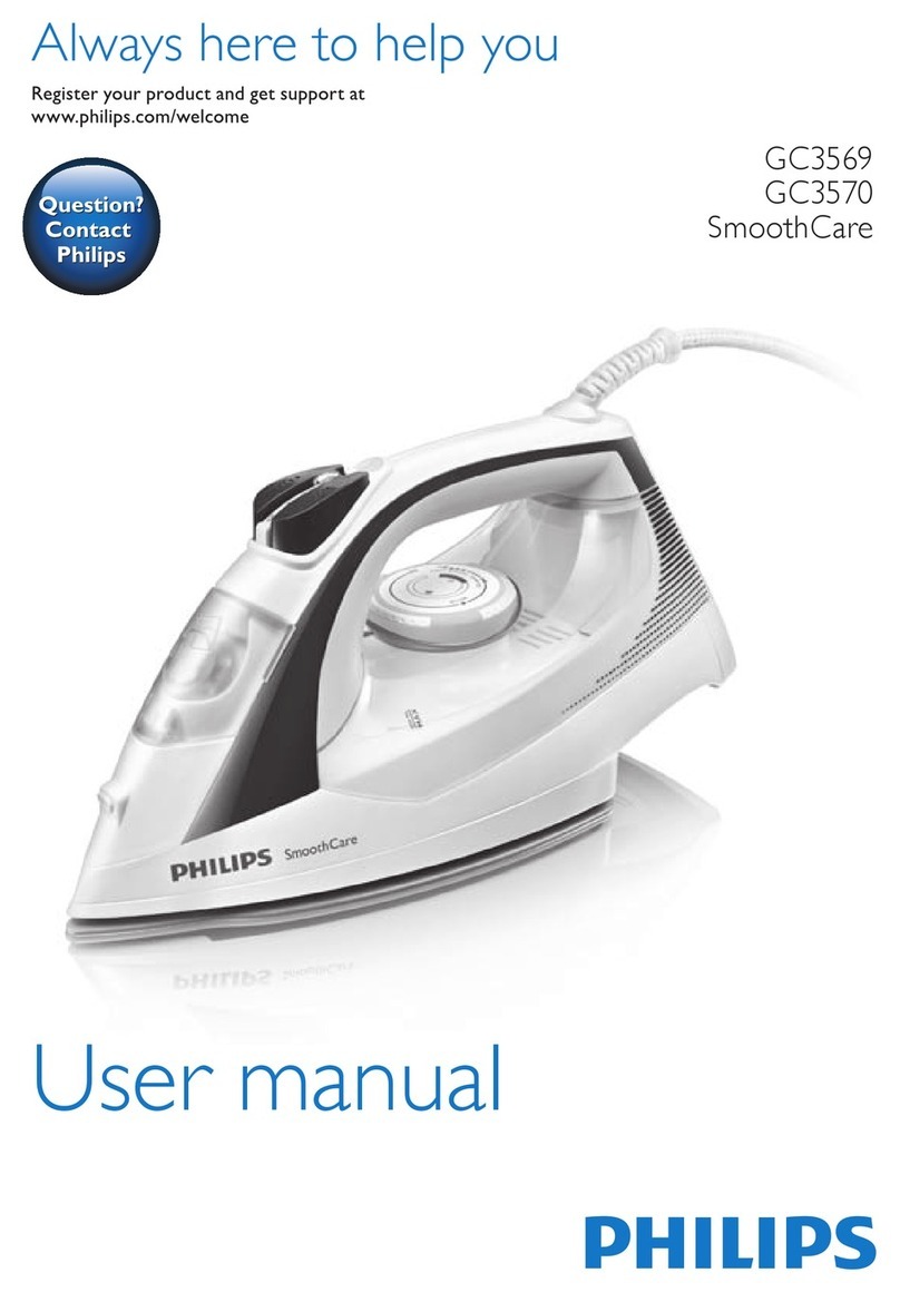 Philips SmoothCare GC3569 User manual