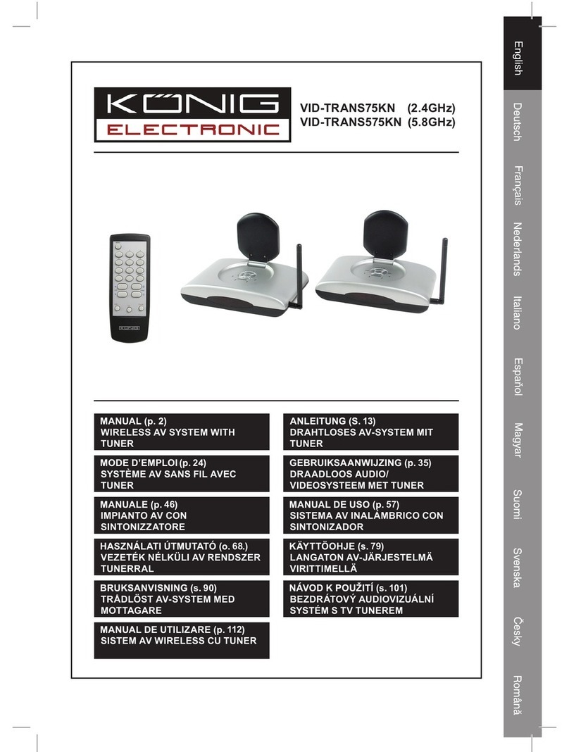 Konig VID-TRANS75KN manual
