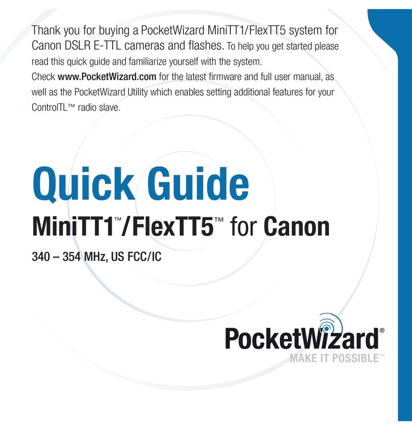 Pocket Wizard MiniTT1 quick guide