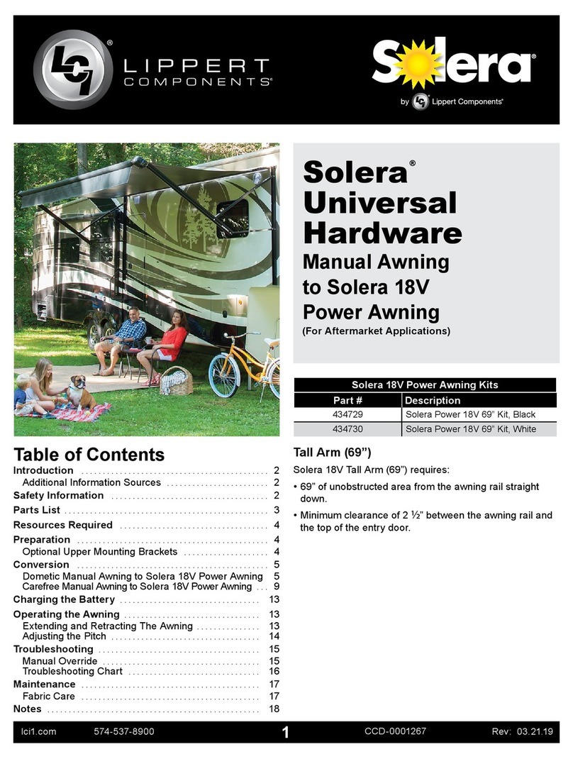 Lippert Components Solera User manual Lippert Components Solera User manual