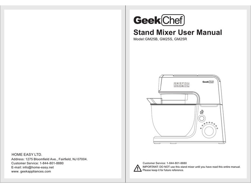 GeekChef GM25B user manual