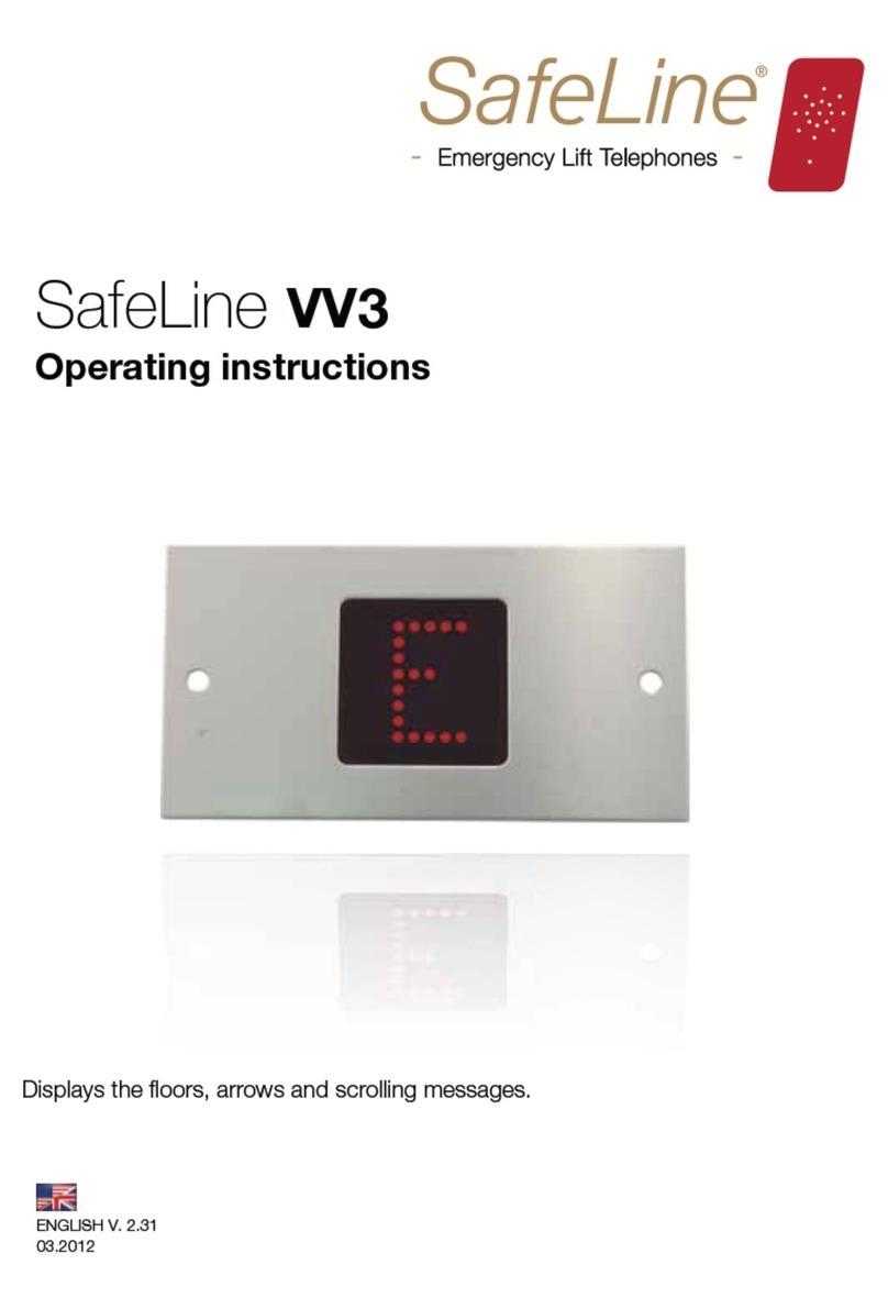 Safeline VV3 operating instructions