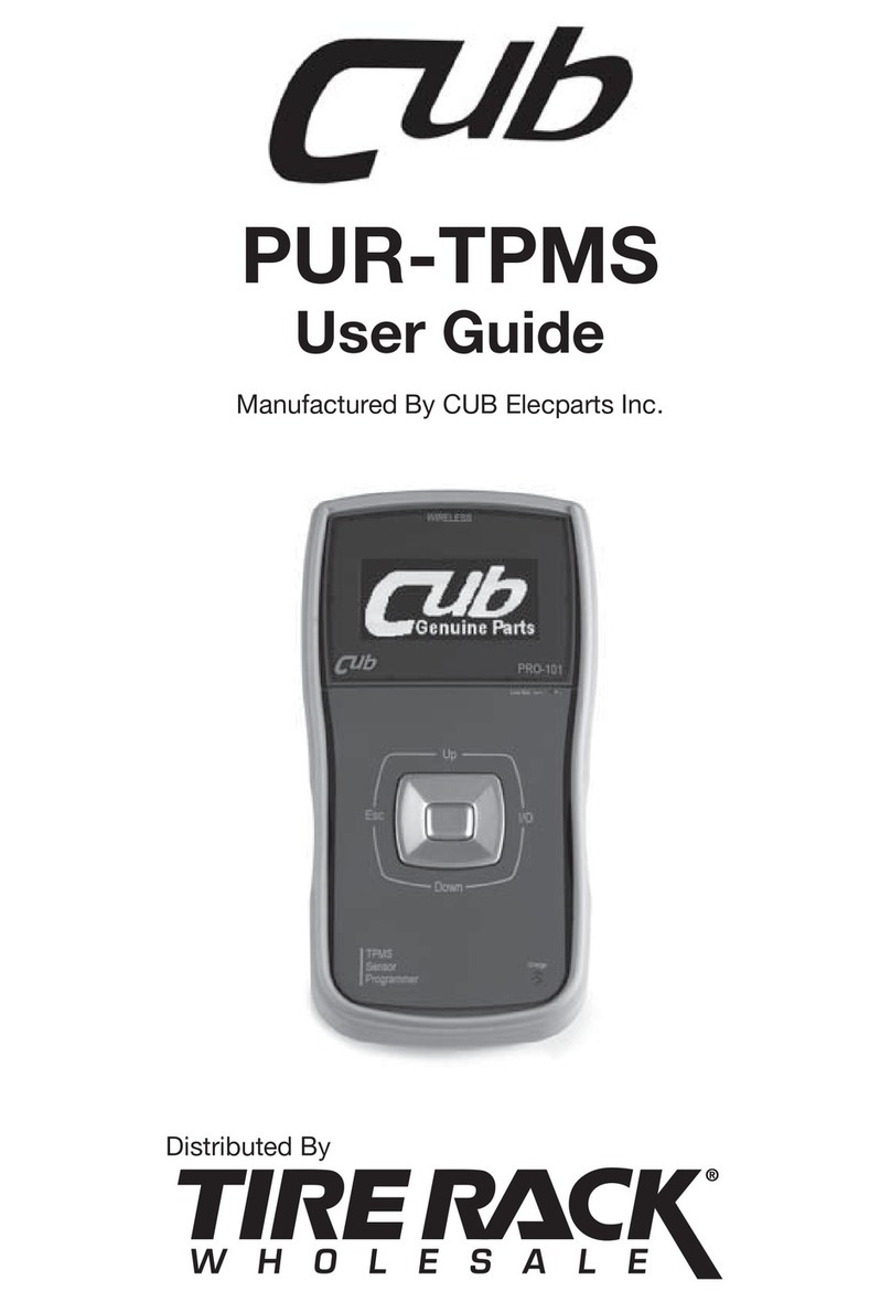 Cub PUR-TPMS User manual