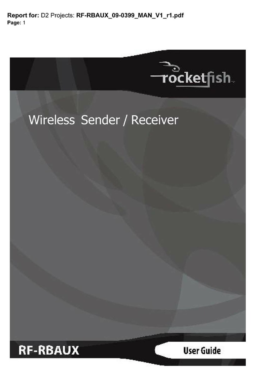 Rocket Fish RF-RBAUX User manual
