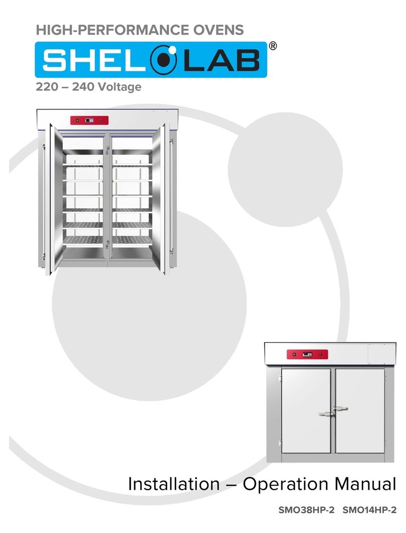 Shel lab SMO38HP-2 Installation and operation manual