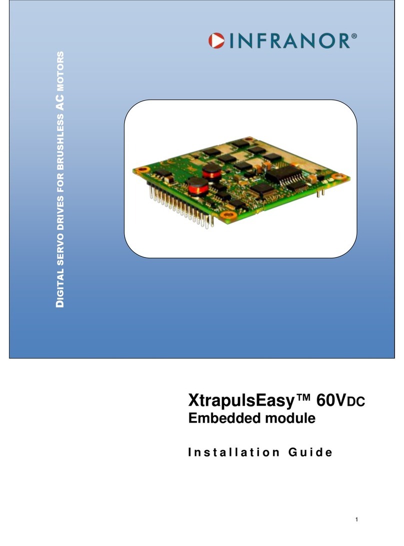 Infranor XtrapulsEasy 60VDC installation guide Infranor XtrapulsEasy 60VDC installation guide