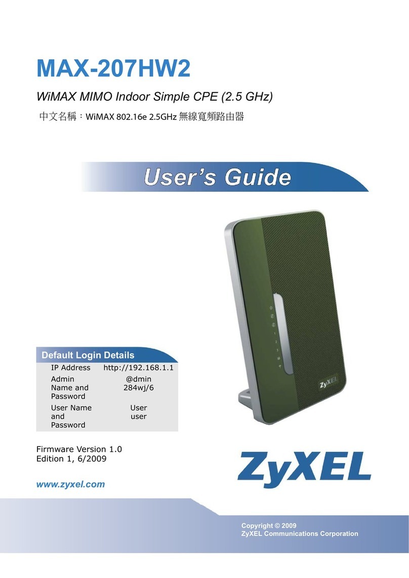 ZyXEL Communications MAX-207HW2 user guide