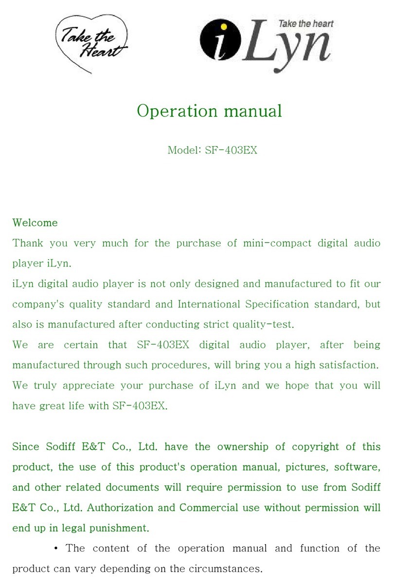 iLyn SF-403EX Operation manual