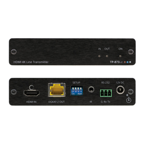Kramer TP-873xr User manual