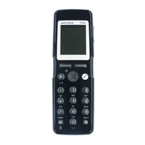 SpectraLink Spectralink 7502 User manual