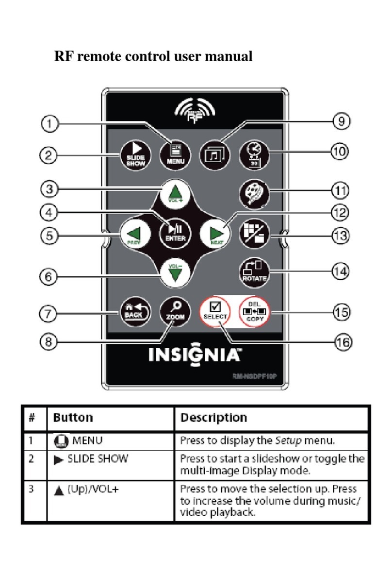 Insignia RM-NSDPF10P user manual