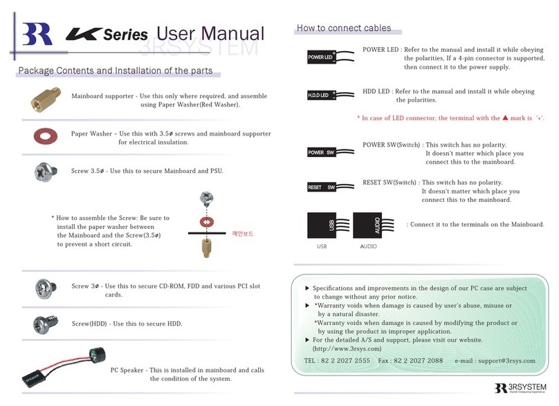 3R system K Series user manual
