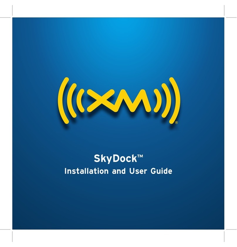 XM SkyDock User manual