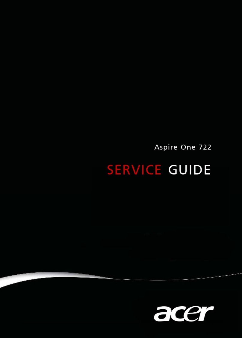 Acer Aspire ONE 722 User manual Acer Aspire ONE 722 User manual