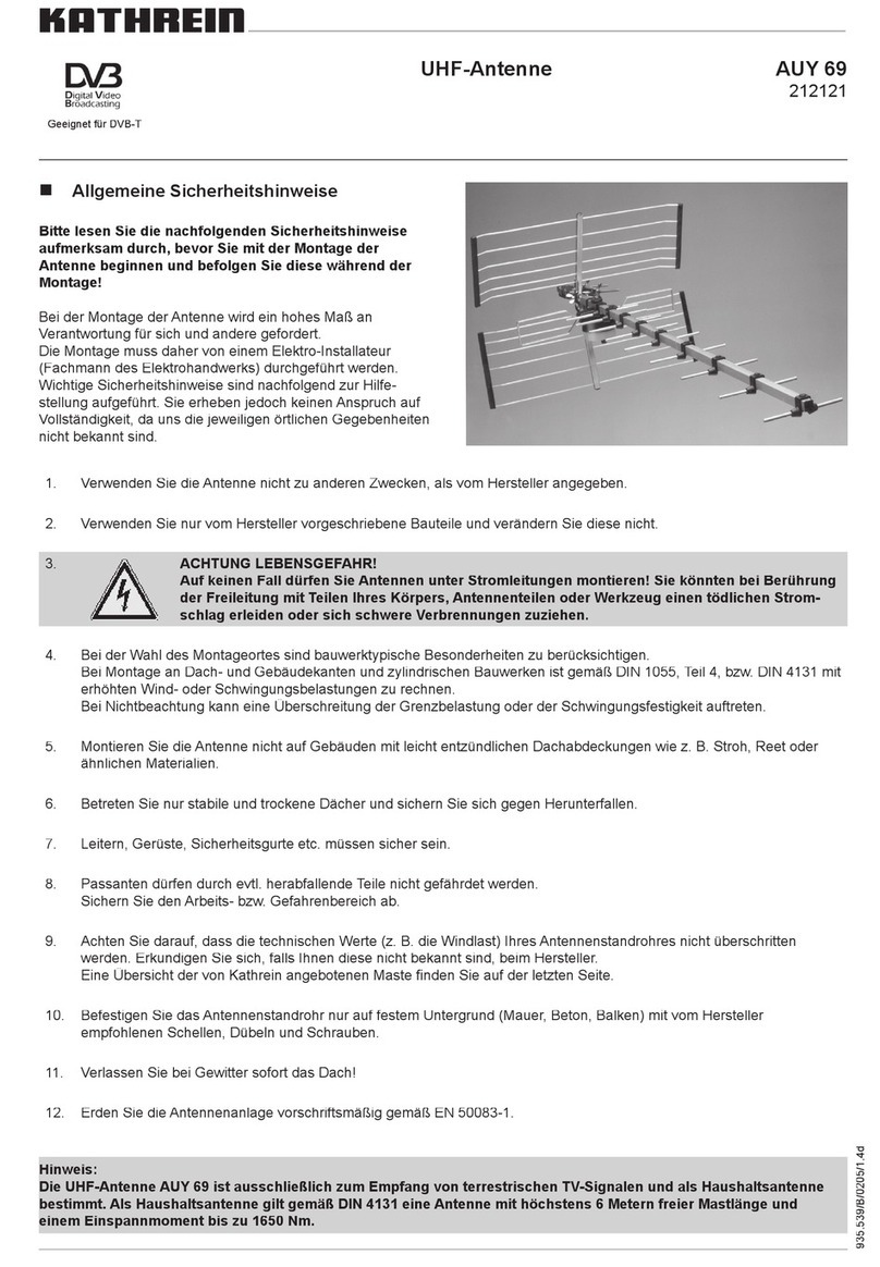 Kathrein AUY 69 manual