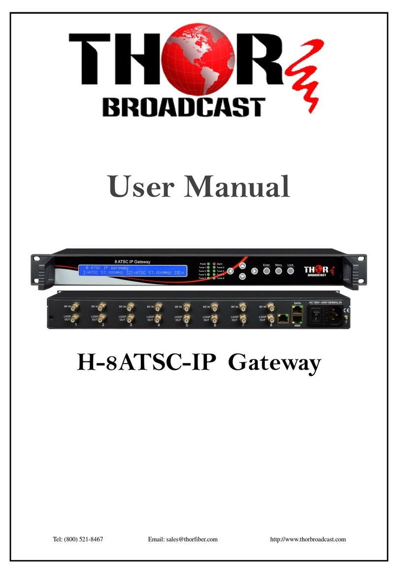 Thor Broadcast H-8ATSC-IP user manual
