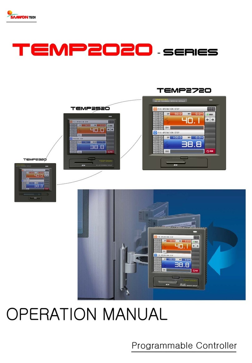 Samwontech TEMP2020 series Operation manual