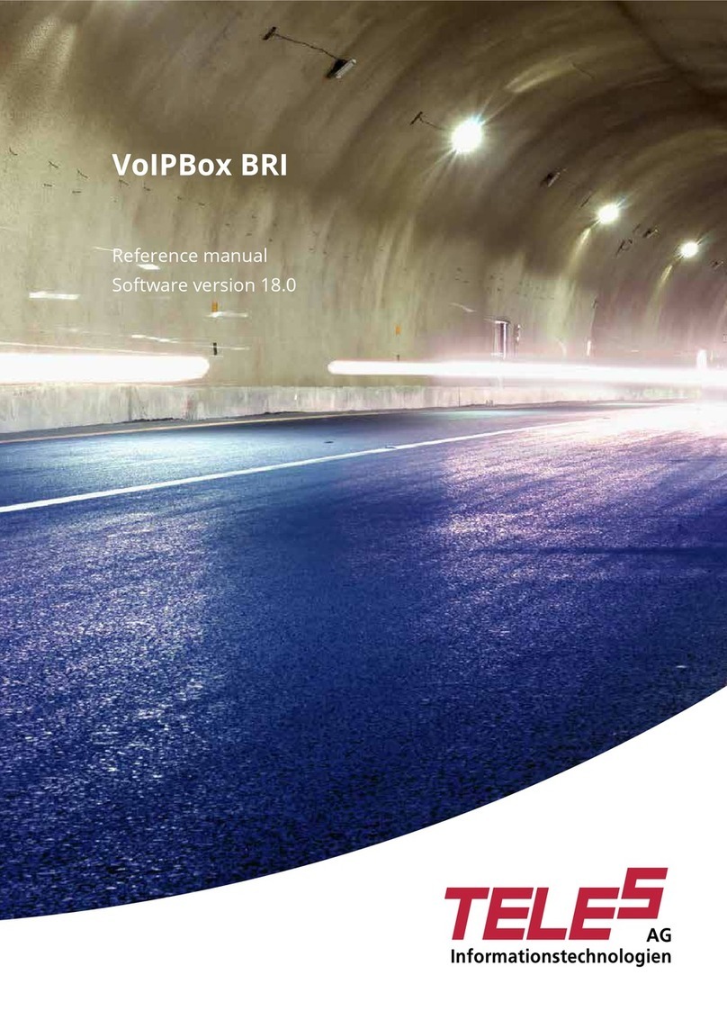 TELES VoIPBox BRI Reference manual