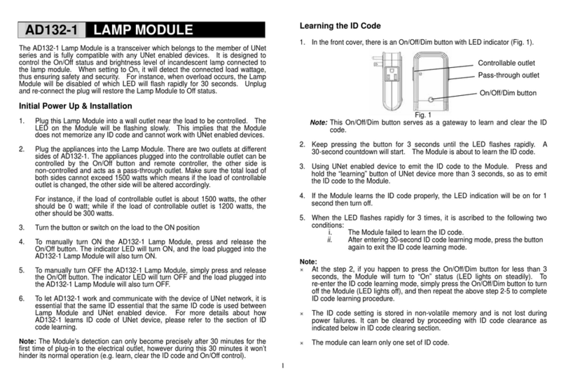 EVERSPRING AD132-1 User manual