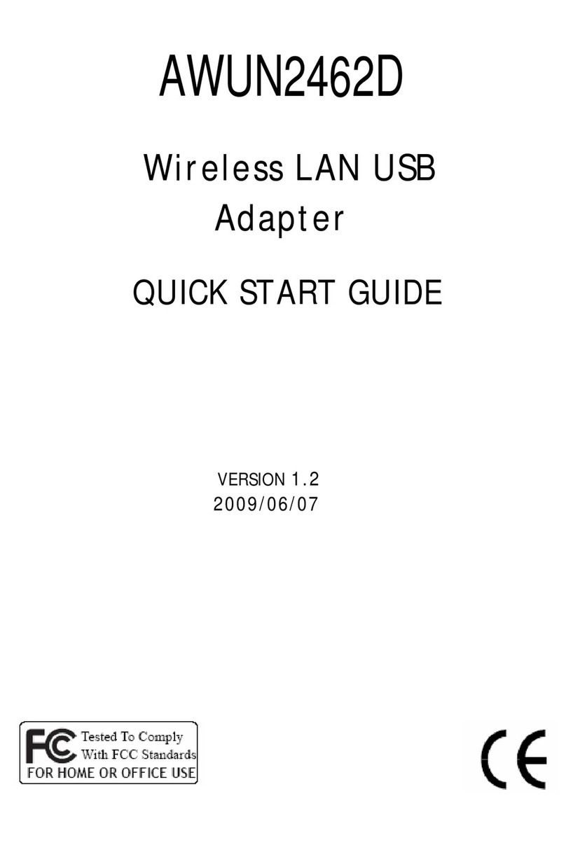 AsiaRF AWUN2462D quick start guide AsiaRF AWUN2462D quick start guide