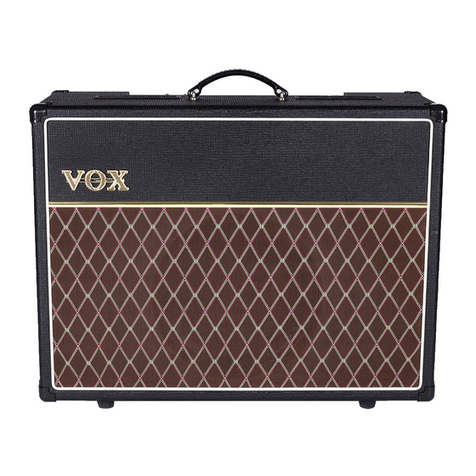 VOX Amplification AC30S1 Service manual