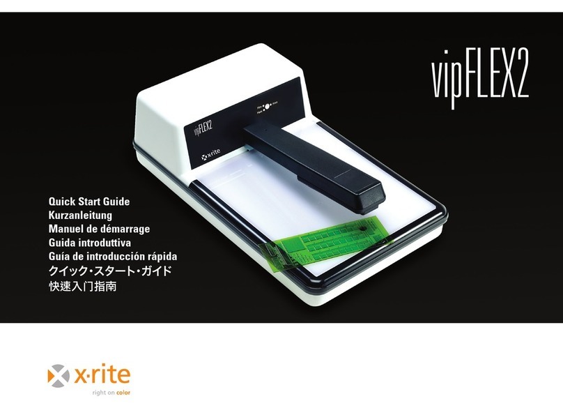 X-Rite vipFLEX2 User manual