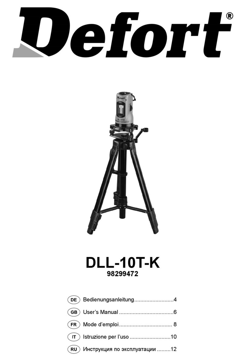 Defort DLL-10T-K user manual