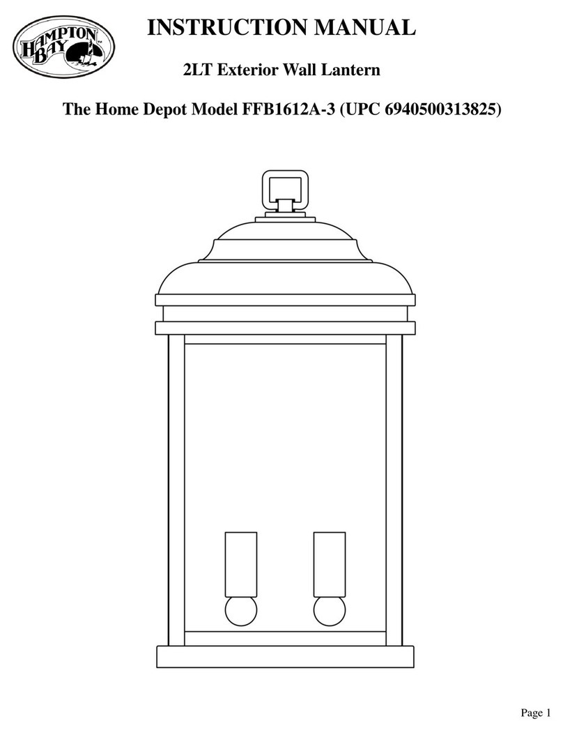 HAMPTON BAY FFB1612A-3 instruction manual