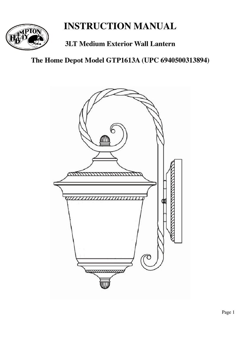 HAMPTON BAY GTP1613A instruction manual HAMPTON BAY GTP1613A instruction manual