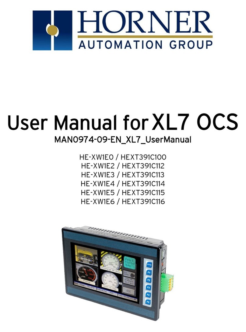 HORNER XL7 OCS User manual