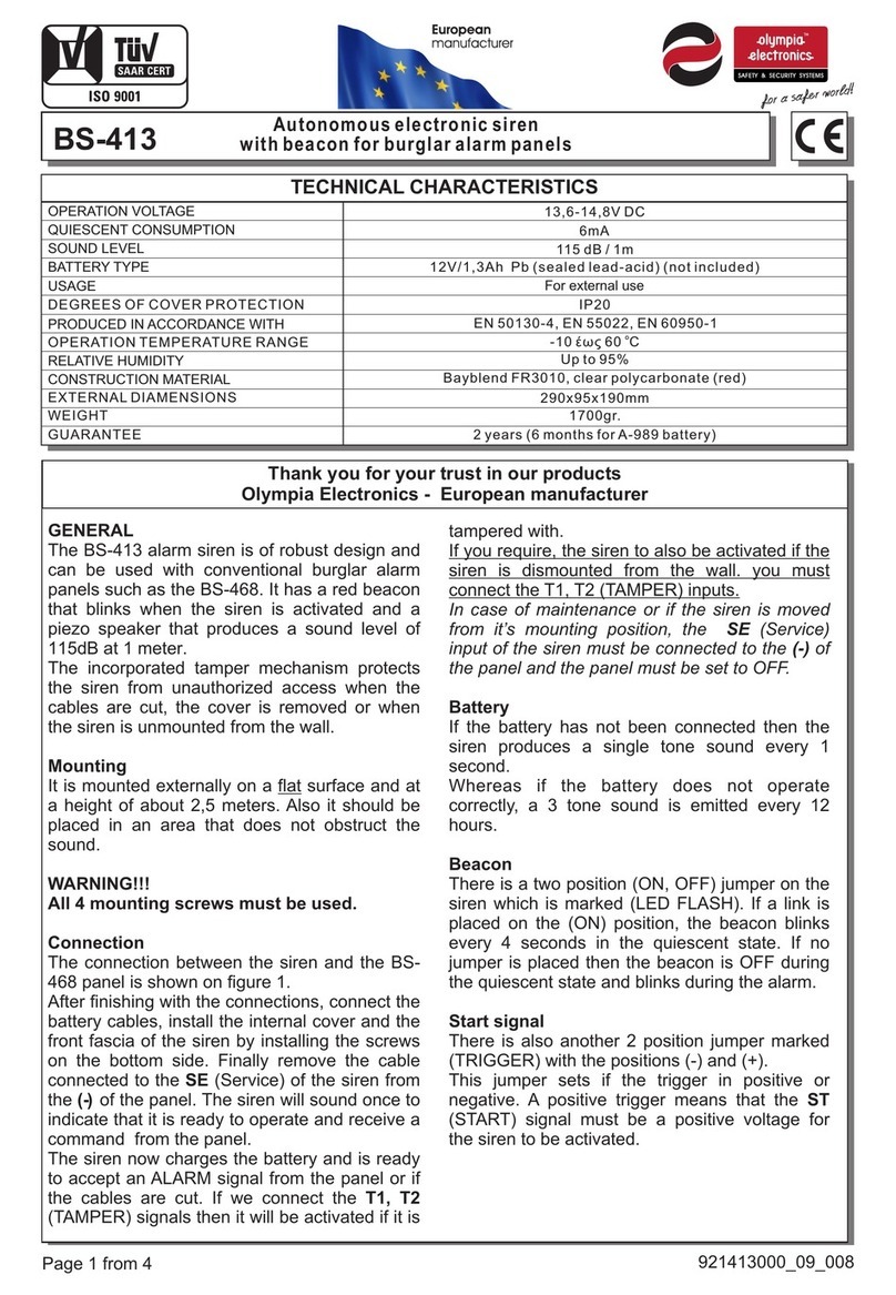 olympia electronics BS-413 User manual
