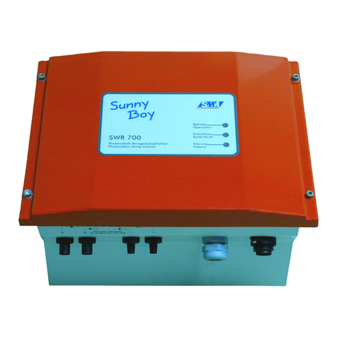 Sunny Boy SWR 850 Technical description