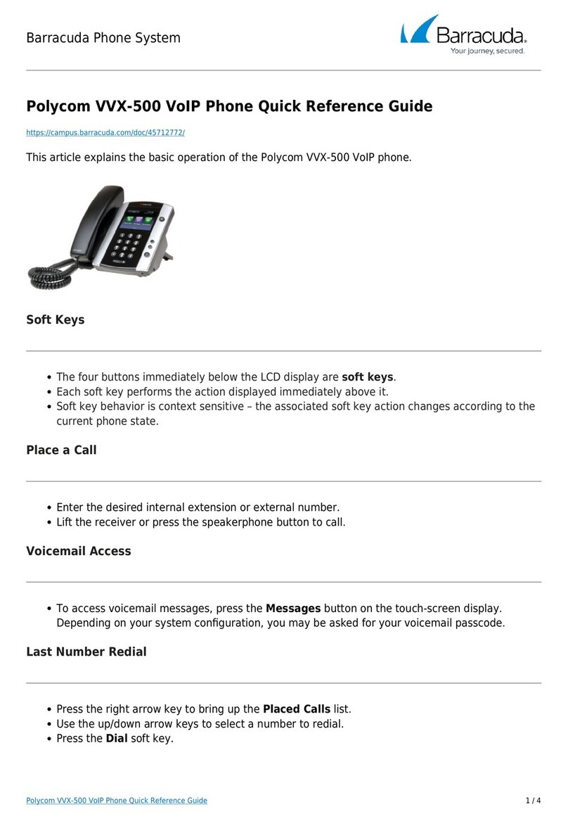Polycom Integra VVX 500 User manual