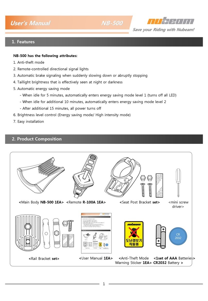 NUBEAM NB-500 user manual