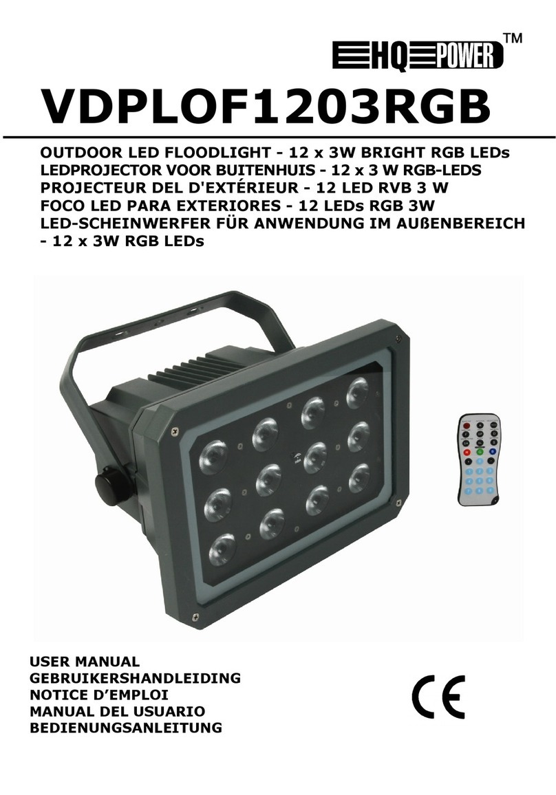 Velleman HQ Power VDPLOF1203RGB User manual
