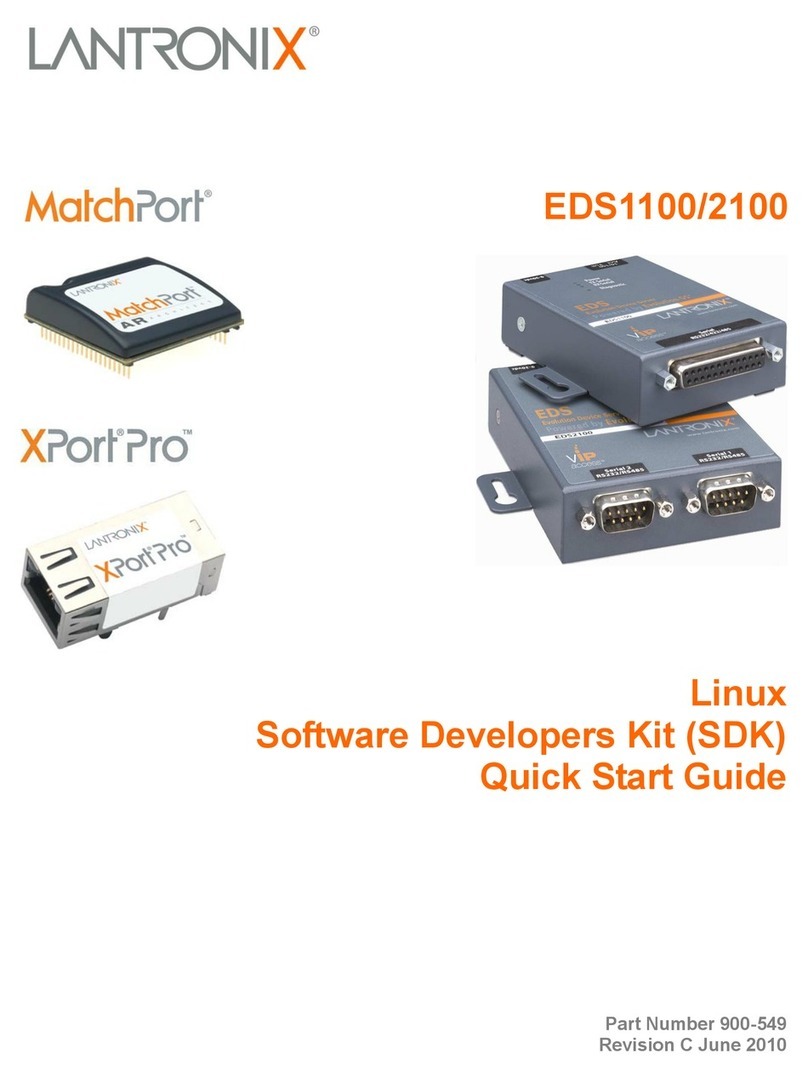 Lantronix EDS1100 User manual
