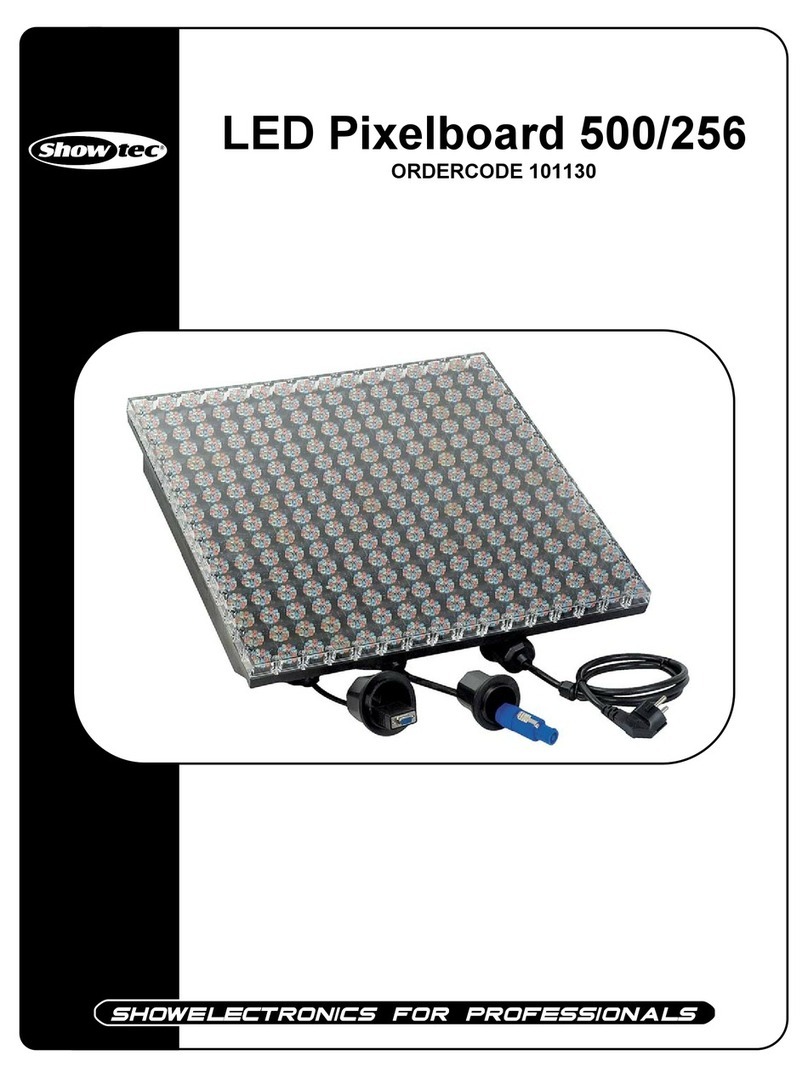 Show Tec LED Pixelboard 500/256 User manual