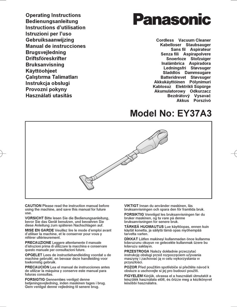 Panasonic EY37A3 User manual