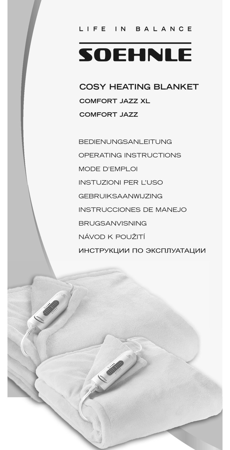 Soehnle COSY HEATING BLANKET operating instructions
