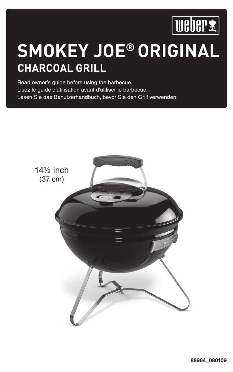 Weber SMOKEY JOE ORIGINAL User manual